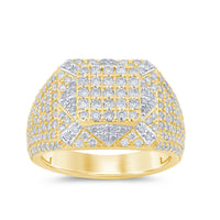 
              10K SOLID YELLOW GOLD 2.50 CARAT REAL DIAMOND ENGAGEMENT RING WEDDING PINKY BAND
            