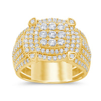 
              10K SOLID YELLOW GOLD 2.25 CARAT REAL DIAMOND ENGAGEMENT RING WEDDING PINKY BAND
            