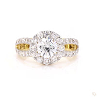 
              10K YELLOW GOLD 2.16 CARAT CERTIFIED LAB GROWN DIAMONDS RING
            