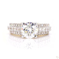 
              10K YELLOW GOLD 3.68 CARAT CERTIFIED LAB GROWN DIAMONDS RING
            
