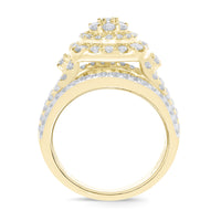 
              10K YELLOW GOLD 2 CARAT WOMEN REAL DIAMOND ENGAGEMENT RING WEDDING RING BRIDAL
            