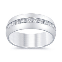 
              10K WHITE GOLD 1.10 CARAT NATURAL DIAMOND WEDDING BAND BRIDAL ENGAGEMENT RING
            