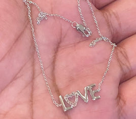 10K WHITE GOLD .10 CARAT REAL DIAMOND 10 INCHES ANKLET