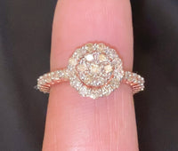 
              10K ROSE GOLD 1.75 CARAT WOMEN REAL DIAMOND ENGAGEMENT RING WEDDING RING BRIDAL
            