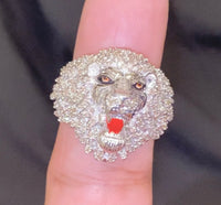 
              10K SOLID WHITE GOLD 1.50 CARAT REAL DIAMOND ENGAGEMENT RING WEDDING PINKY BAND
            
