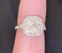 
              10K YELLOW GOLD 1.25 CARAT WOMEN REAL DIAMOND ENGAGEMENT RING WEDDING RING BRIDAL
            