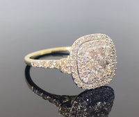
              10K YELLOW GOLD 1.25 CARAT WOMEN REAL DIAMOND ENGAGEMENT RING WEDDING RING BRIDAL
            
