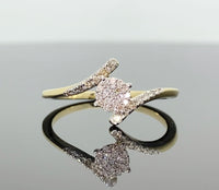 
              10K YELLOW GOLD .20 CARAT WOMEN REAL DIAMOND ENGAGEMENT ANNIVERSARY RING
            