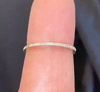 
              10K YELLOW GOLD .10 CARAT WOMEN REAL DIAMOND RING BAND
            