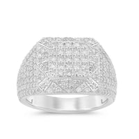 
              10K SOLID WHITE GOLD 2.50 CARAT REAL DIAMOND ENGAGEMENT RING WEDDING PINKY BAND
            