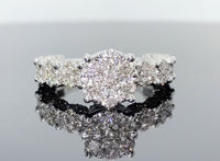 
              10K WHITE GOLD 2.50 CARAT WOMEN REAL DIAMOND ENGAGEMENT ANNIVERSARY RING
            