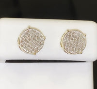 
              10K YELLOW GOLD .30 CARAT 9 MM 100% GENUINE DIAMONDS MENS/WOMENS EARRING STUDS
            