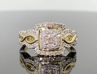 
              10K YELLOW GOLD .75 CARAT WOMEN REAL DIAMOND ENGAGEMENT ANNIVERSARY RING
            