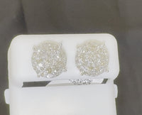 
              10K YELLOW GOLD 1.15 CARAT MENS/WOMENS 10 mm 100% GENUINE DIAMONDS EARRING STUDS
            