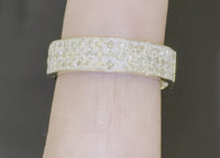 
              10K SOLID YELLOW GOLD 1.15 CARAT REAL DIAMOND ENGAGEMENT RING WEDDING PINKY BAND
            