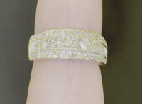 
              10K YELLOW GOLD 1.50 CARAT REAL DIAMOND ENGAGEMENT RING WEDDING RING BRIDAL BAND
            
