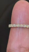 
              14K WHITE GOLD .72 CARAT CERTIFIED LAB GROWN DIAMONDS RING BAND
            