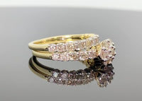 
              10K YELLOW GOLD 1.75 CARAT WOMEN REAL DIAMOND ENGAGEMENT RING WEDDING BAND RING SET
            