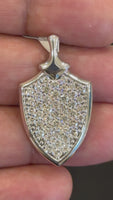 
              2.15 CARAT CERTIFIED LAB GROWN DIAMONDS STERLING SILVER RHODIUM PLATED 1.25 INCHES PENDANT
            
