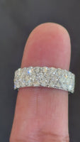 
              2.64 CARAT CERTIFIED LAB GROWN DIAMONDS STERLING SILVER RING
            