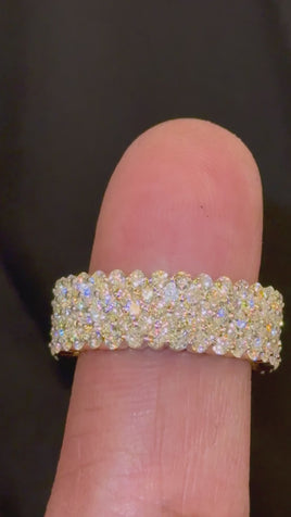 2.75 CARAT CERTIFIED LAB GROWN DIAMONDS STERLING SILVER GOLD PLATED RING