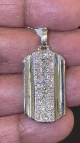 2 CARAT CERTIFIED LAB GROWN DIAMONDS STERLING SILVER RHODIUM PLATED 1.50 INCHES PENDANT