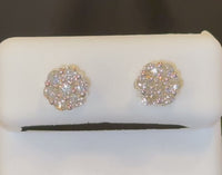 
              14K YELLOW GOLD .75 CARAT CERTIFIED LAB GROWN DIAMONDS 7 MM STUDS EARRINGS
            