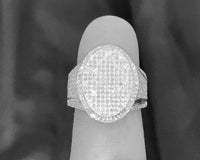 
              10K SOLID WHITE GOLD 1.50 CARAT REAL DIAMOND ENGAGEMENT RING WEDDING PINKY BAND
            