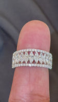 
              14K WHITE GOLD 2 CARAT MARQUISE LAB GROWN DIAMONDS ENGAGEMENT WEDDING RING BAND
            