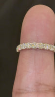 
              14K WHITE GOLD 1.04 CARAT CERTIFIED LAB GROWN DIAMONDS RING BAND
            