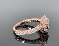 
              10K ROSE GOLD 1.75 CARAT WOMEN REAL DIAMOND ENGAGEMENT RING WEDDING RING BRIDAL
            