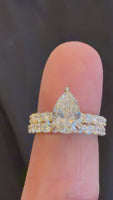 
              14K YELLOW GOLD 4.08 CARAT CERTIFIED LAB GROWN DIAMONDS ENGAGEMENT RING WEDDING BAND BRIDAL SET
            
