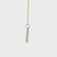 
              10K YELLOW GOLD 2.25 CARAT 1.50 INCHES REAL DIAMOND DOG TAG PENDANT CHARM
            