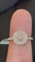 
              10K YELLOW GOLD 1.25 CARAT NATURAL DIAMOND CENTER .50 CARAT ENGAGEMENT RING WEDDING RING BRIDAL
            