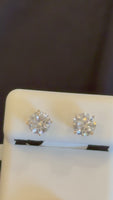 
              10K YELLOW GOLD 2.07 CARAT CERTIFIED LAB GROWN DIAMONDS 7 MM SOLITAIRE STUDS EARRINGS
            