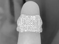 
              10K SOLID WHITE GOLD 2.25 CARAT REAL DIAMOND ENGAGEMENT RING WEDDING PINKY BAND
            