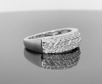
              10K WHITE GOLD .75 CARAT WOMEN REAL DIAMOND ENGAGEMENT WEDDING BRIDAL RING BAND
            