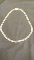 
              10K YELLOW GOLD 8.50 CARAT REAL DIAMOND 8MM 18 INCHES 44.97 GRAM GOLD CUBAN LINK CHAIN NECKLACE
            