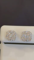 
              1.15 CARAT CERTIFIED LAB GROWN DIAMONDS 9 MM STERLING SILVER RHODIUM PLATED HEART STUDS EARRING
            