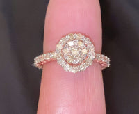 
              10K ROSE GOLD 1.75 CARAT WOMEN REAL DIAMOND ENGAGEMENT RING WEDDING RING BRIDAL
            