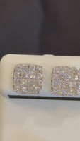 
              1.54 CARAT CERTIFIED LAB GROWN DIAMONDS 10 MM STERLING SILVER RHODIUM PLATED STUDS EARRINGS
            