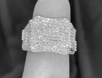 
              10K SOLID WHITE GOLD 2.50 CARAT REAL DIAMOND ENGAGEMENT RING WEDDING PINKY BAND
            