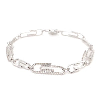 
              10K WHITE GOLD 1.25 CARAT REAL DIAMOND BRACELET
            