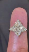 
              14K YELLOW GOLD 4.77 CARAT CERTIFIED LAB GROWN DIAMONDS ENGAGEMENT WEDDING RING
            