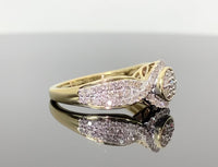 
              10K YELLOW GOLD .60 CARAT WOMEN REAL DIAMOND ENGAGEMENT ANNIVERSARY RING
            