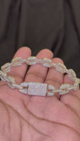 
              7.36 CARAT LAB GROWN DIAMONDS STERLING SILVER 8 INCHES 10 MM BRACELET
            