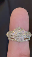 
              10K YELLOW GOLD 2.50 CARAT NATURAL DIAMOND ENGAGEMENT RING WEDDING BAND BRIDAL SET
            