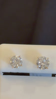 
              14K YELLOW GOLD 2.07 CARAT CERTIFIED LAB GROWN DIAMONDS 7 MM SOLITAIRE STUDS EARRINGS
            