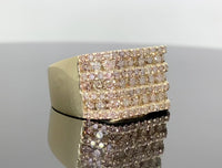 
              10K SOLID YELLOW GOLD 2.75 CARAT REAL DIAMOND ENGAGEMENT RING WEDDING PINKY BAND
            