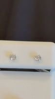 
              10K YELLOW GOLD .28 CARAT CERTIFIED LAB GROWN DIAMONDS 3 MM SOLITAIRE STUDS EARRINGS
            